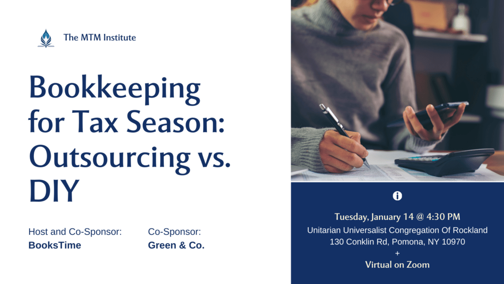 Bookkeeping for Tax Season Flier